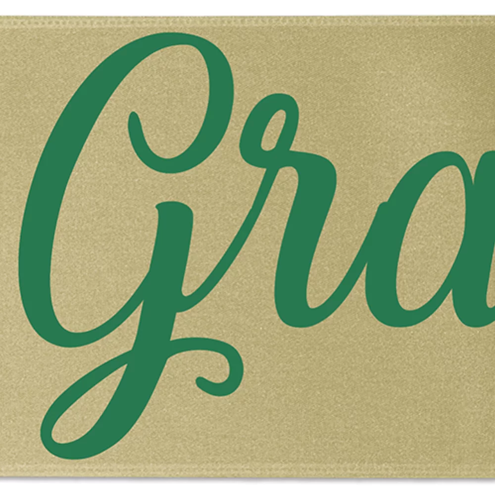 Ruban de satin de 8" (Brillance - Finition mate)