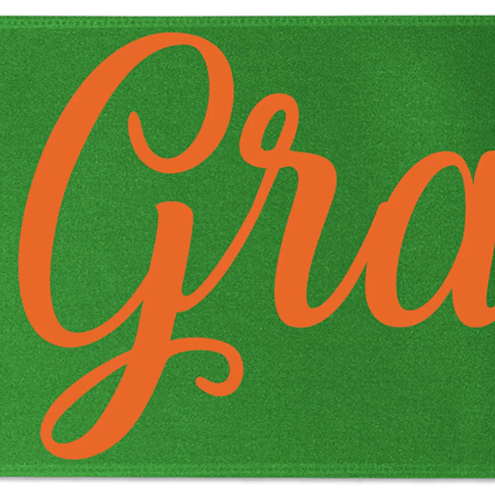 Ruban de satin de 8" (Brillance - Finition mate)