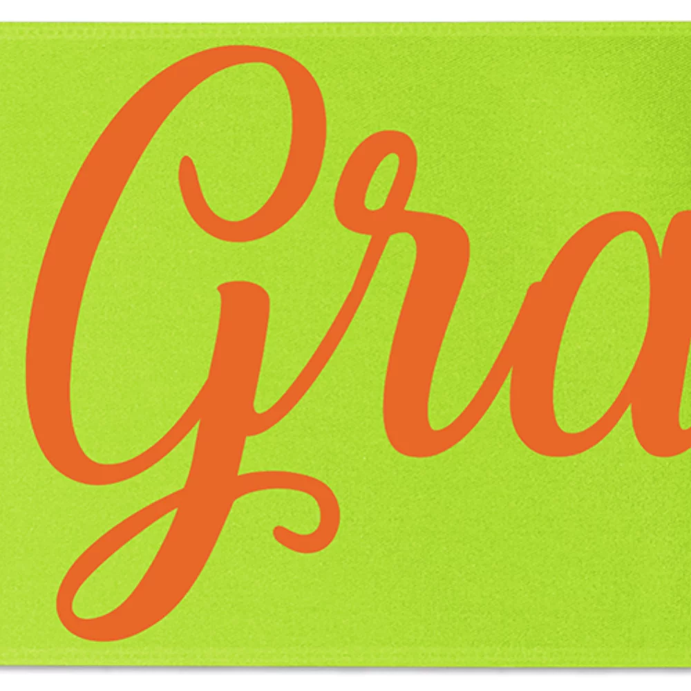 Ruban de satin de 8" (Brillance - Finition mate)