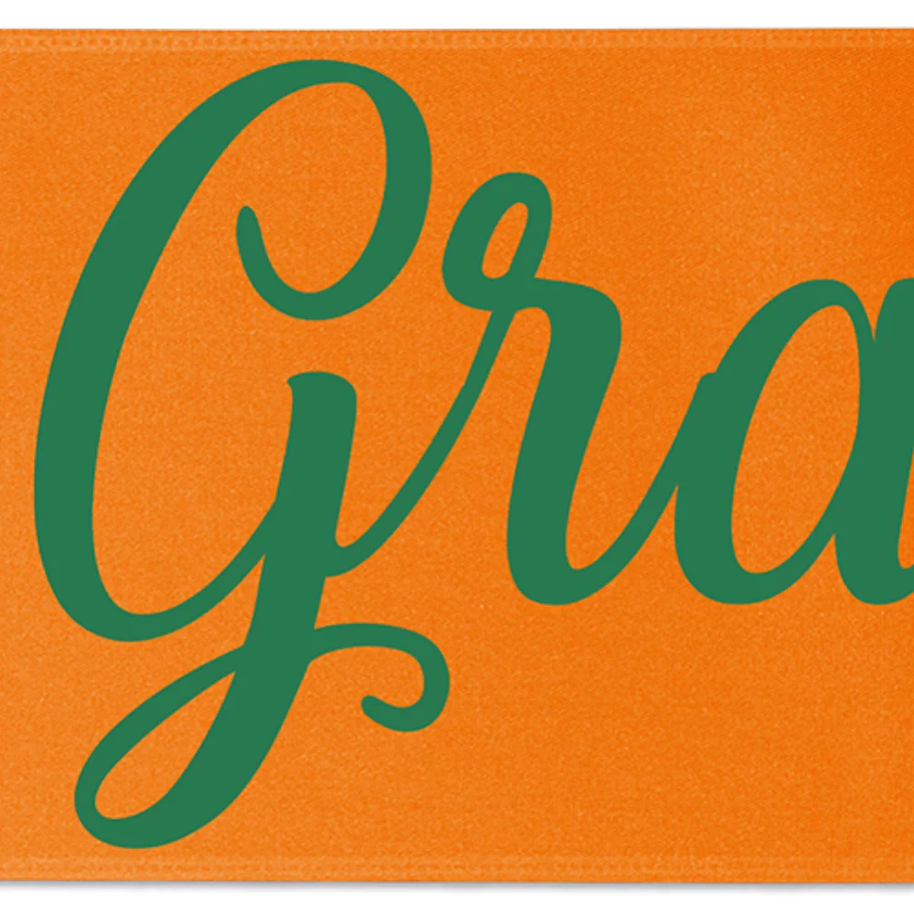 Ruban de satin de 8" (Brillance - Finition mate)