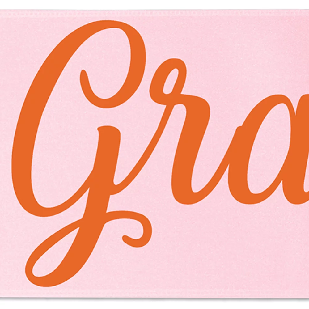 Ruban de satin de 8" (Brillance - Finition mate)