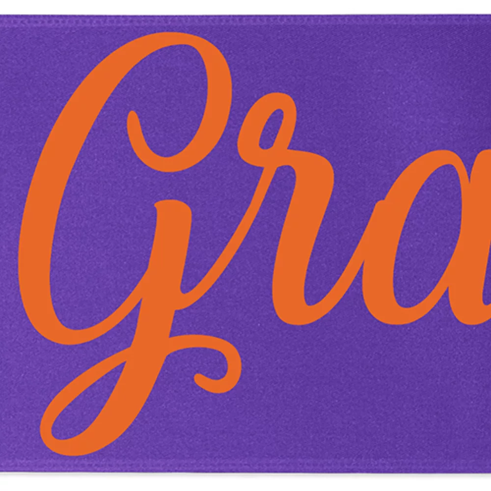 Ruban de satin de 8" (Brillance - Finition mate)