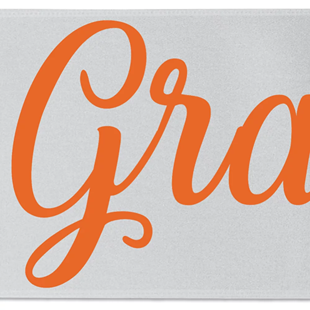 Ruban de satin de 8" (Brillance - Finition mate)