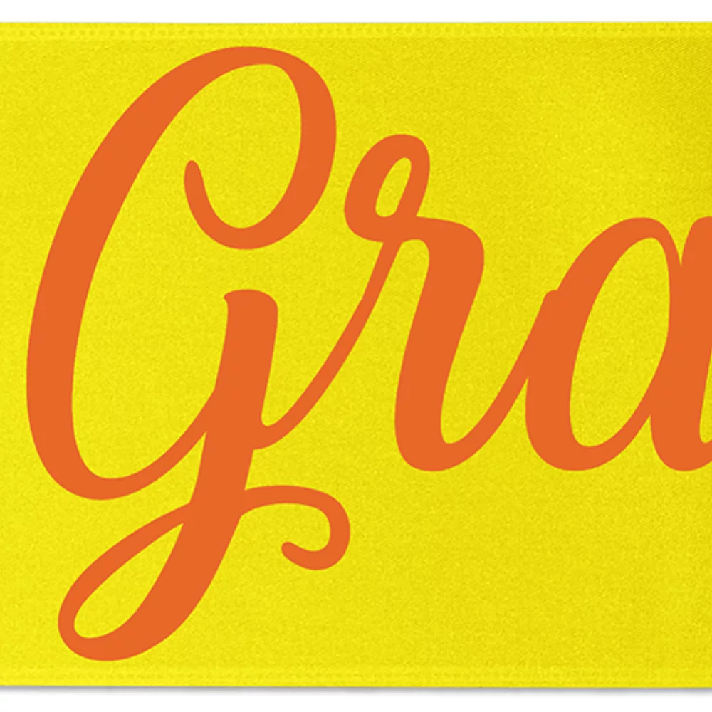 Ruban de satin de 8" (Brillance - Finition mate)