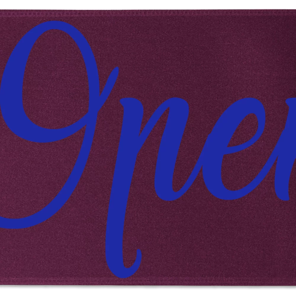 9" Badge Satin Ribbon (Brilliance- Matte Finish)