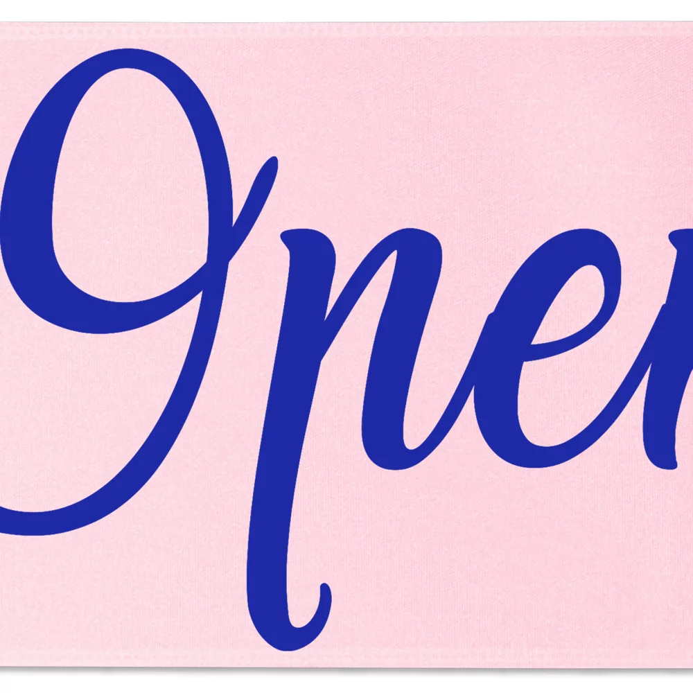 9" Badge Satin Ribbon (Brilliance- Matte Finish)