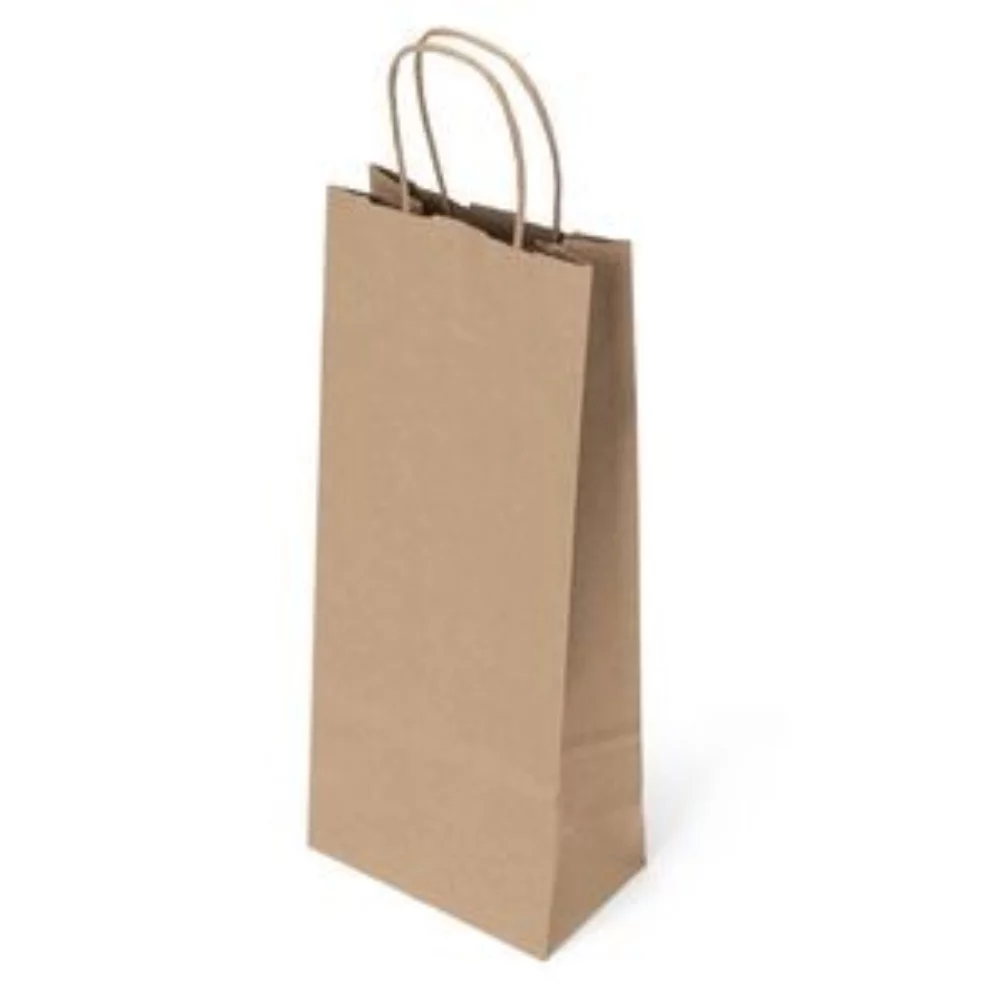Sac de magasin Kraft brun Eco Vino (Chromatique)