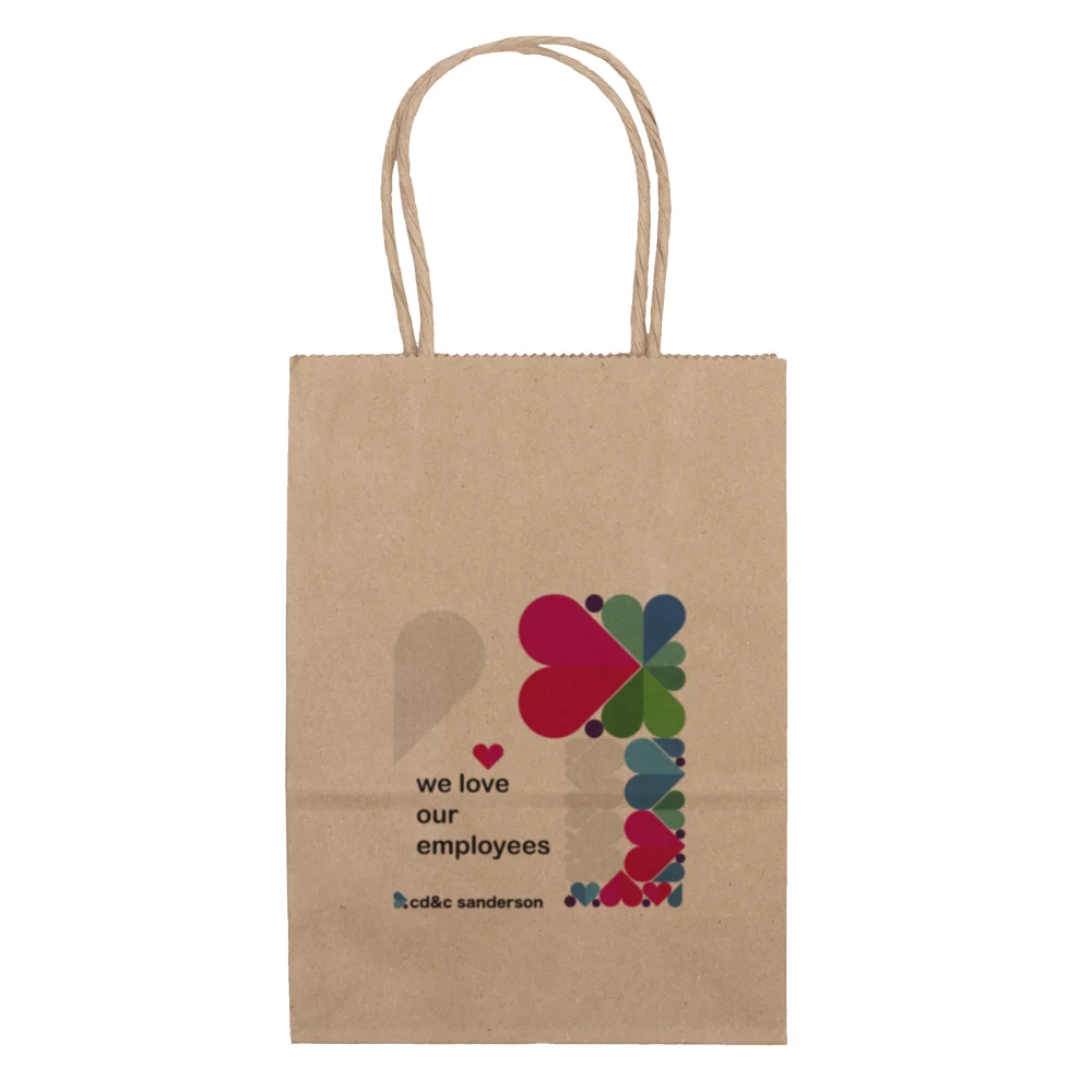 Sac de magasin Kraft-Brown Eco Pup (chromatique)