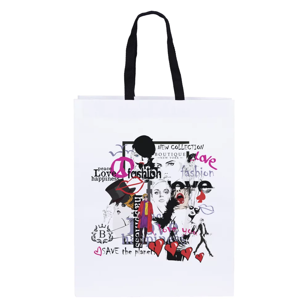 Eurototes blancs en teck avec poignées en sergé de coton (chromatique)