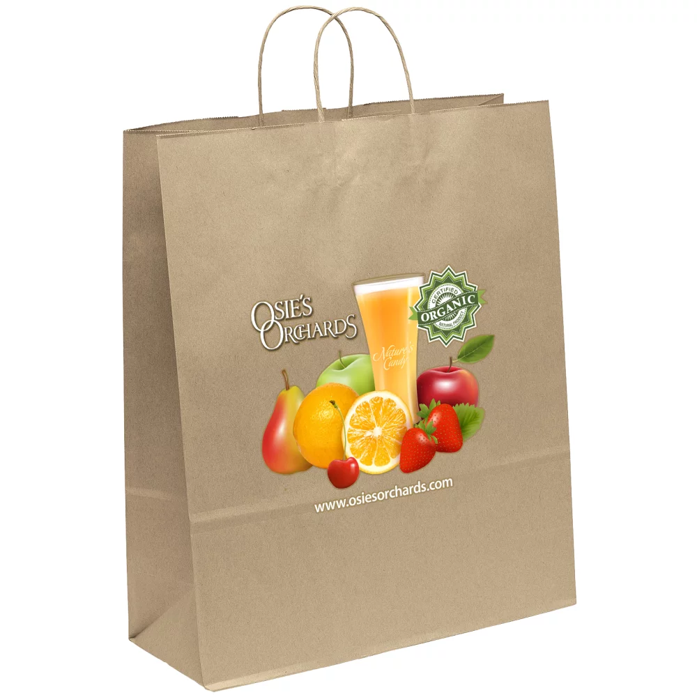 Stephanie Eco Kraft-Brown Shopper (Color Vista)