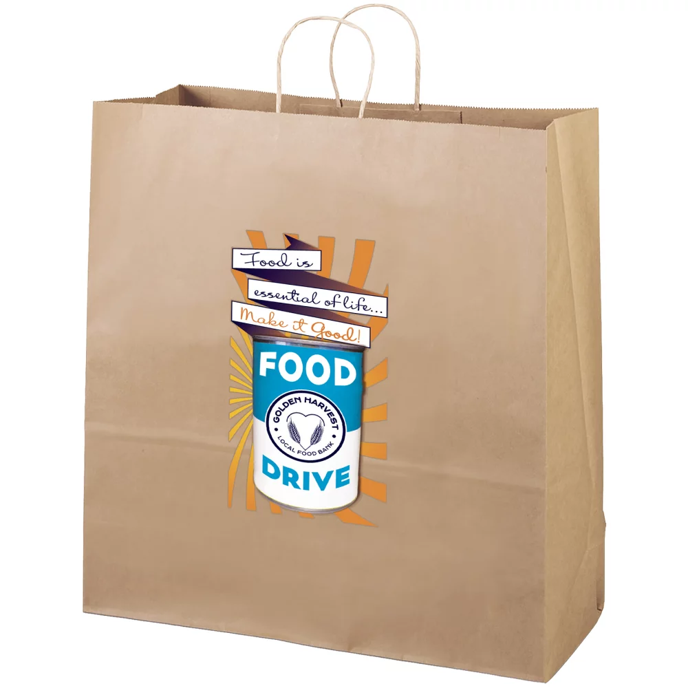 Duke Eco Kraft-Brown Shopper (Color Vista)