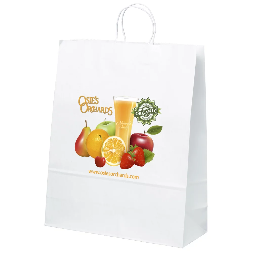 Stephanie White Shopper Bag (ColorVista)
