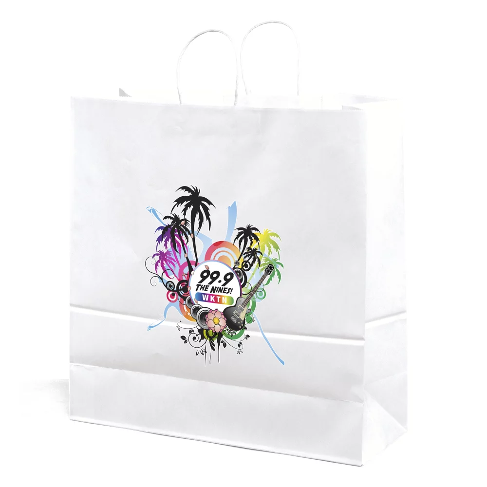 Duke White Shopper Bag (ColorVista)
