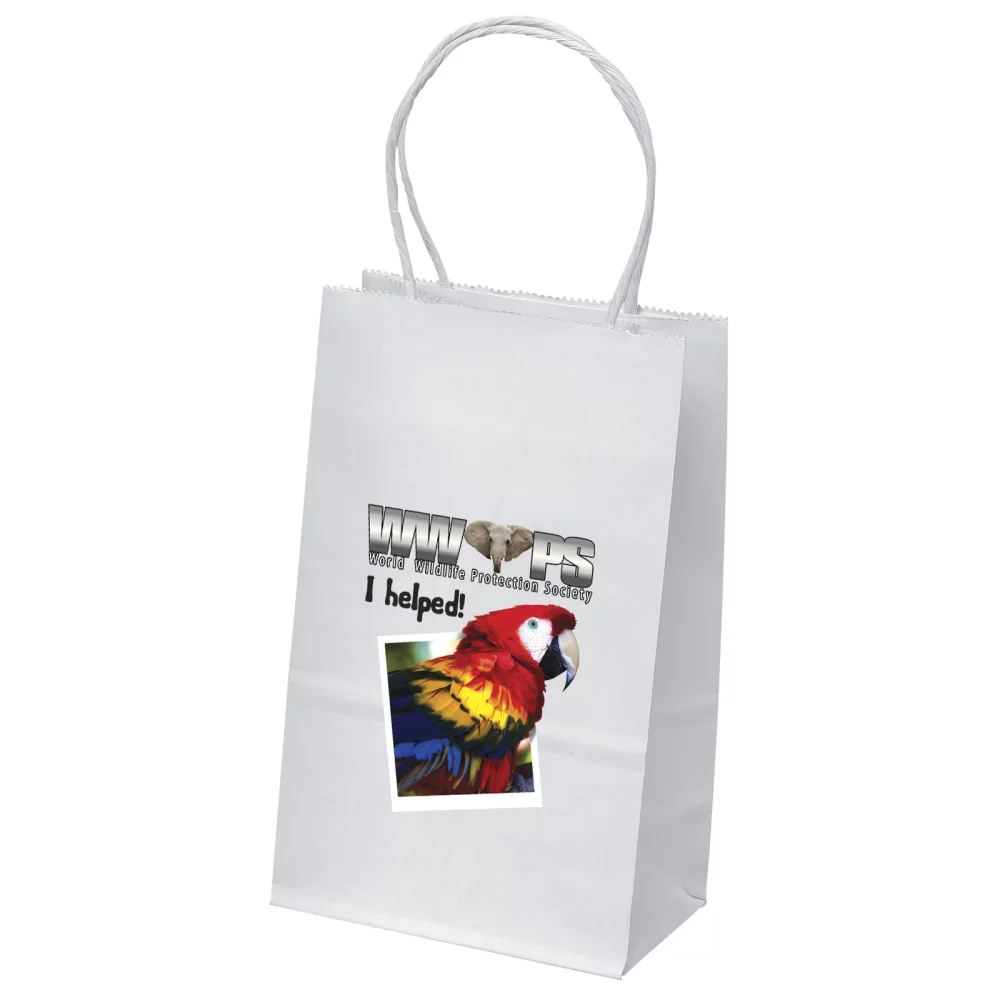 Pup White Shopper Bag (ColorVista)