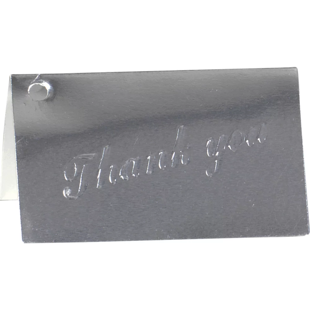 Thank You Embossed Gift Card