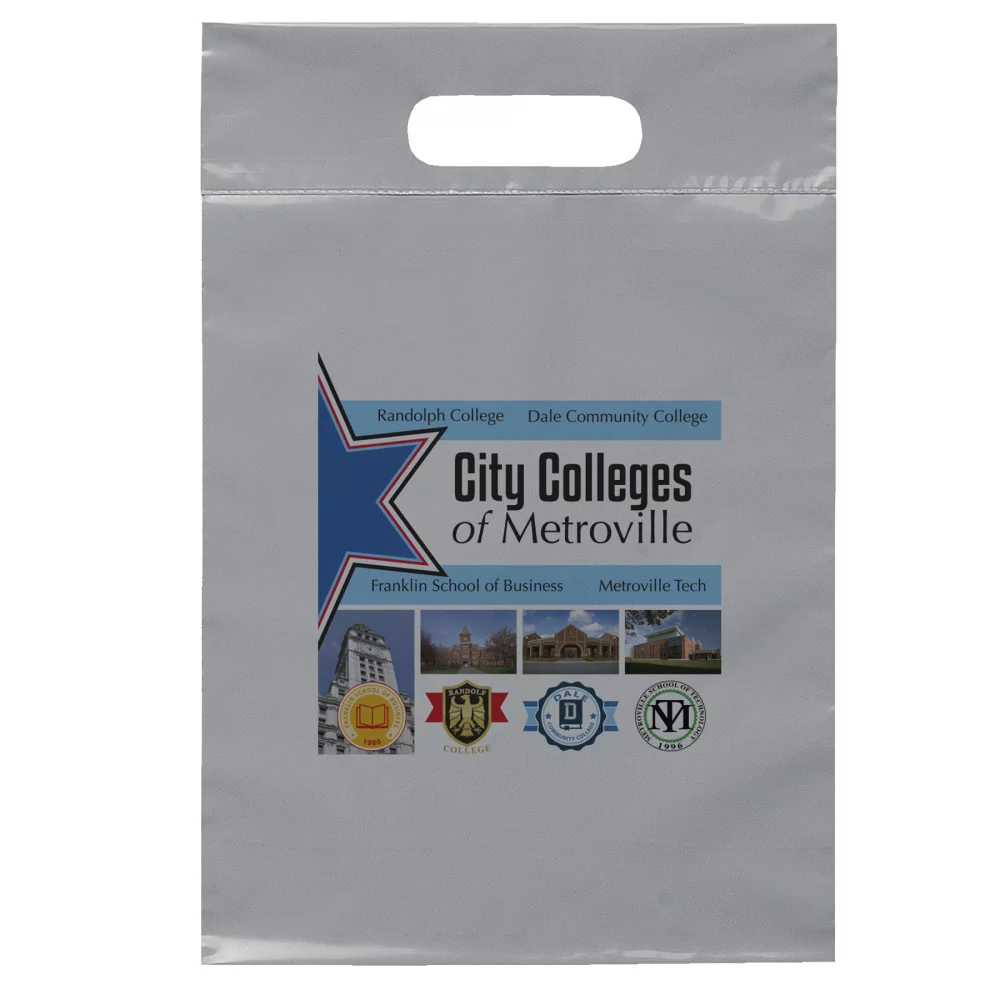 Sac à poignée découpée (9½"x14)