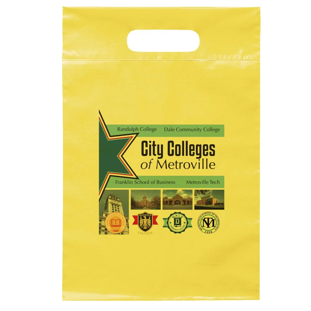 Sac à poignée découpée (9½"x14)