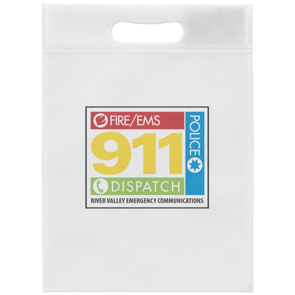 Small Non-Woven Die Cut Handle Bag (Dynamic Color)