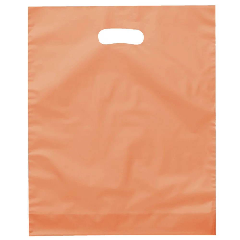 Orchid™ Frosted Brite Die Cut Handle Bag (Dynamic Color)