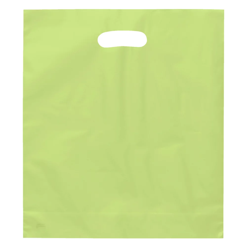 Rose™ Frosted Brite Die Cut Handle Bag (Dynamic Color)