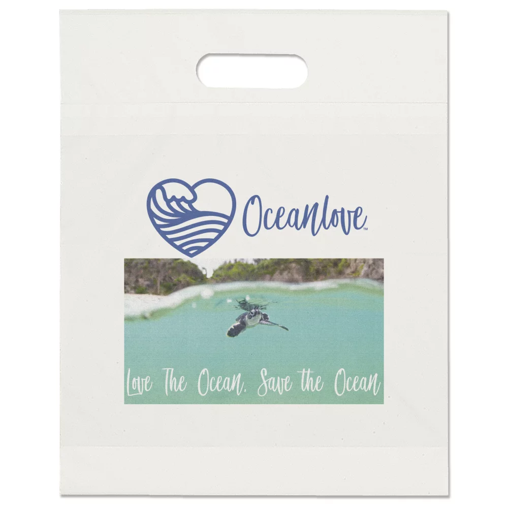 Eco Die Cut Handle Bag 12"x15"x3" (Dynamic Color)