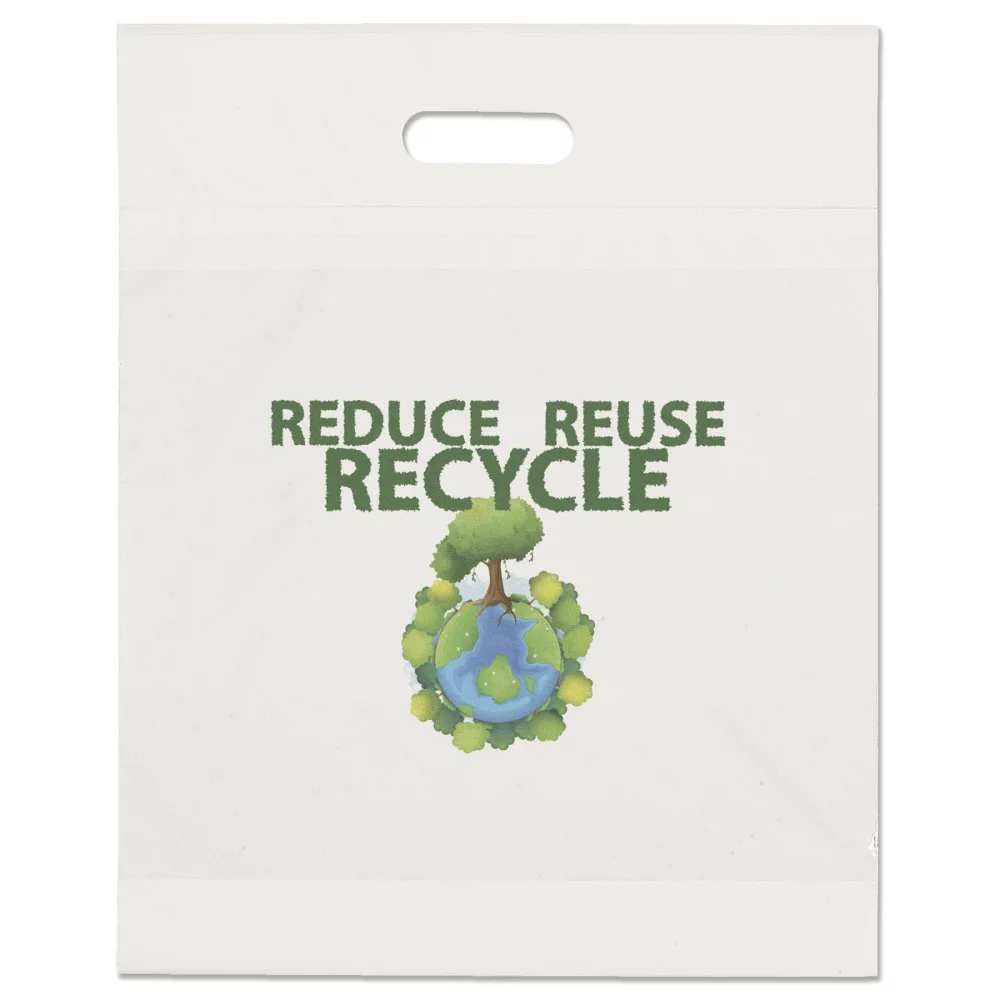 Eco Die Cut Handle Bag 15"x19"x3" (Dynamic Color)