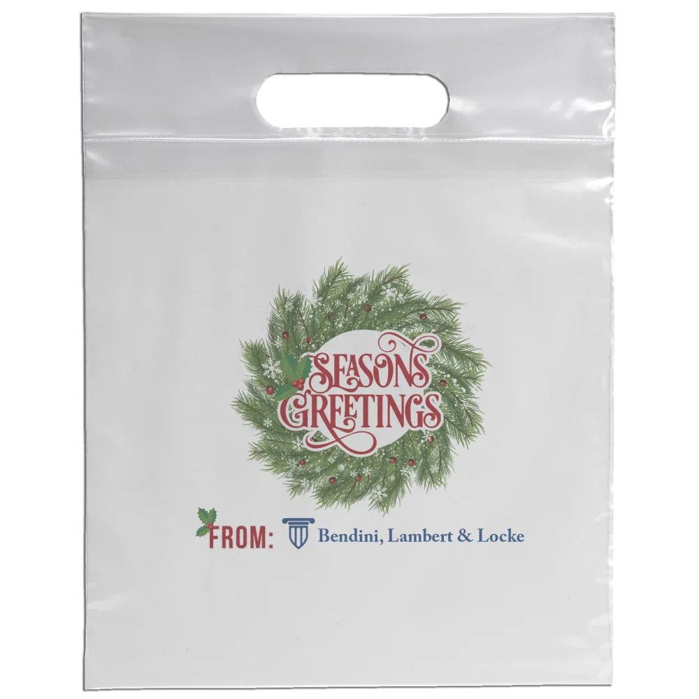 Die Cut Handle Bag 9"x 12 (Dynamic Color)