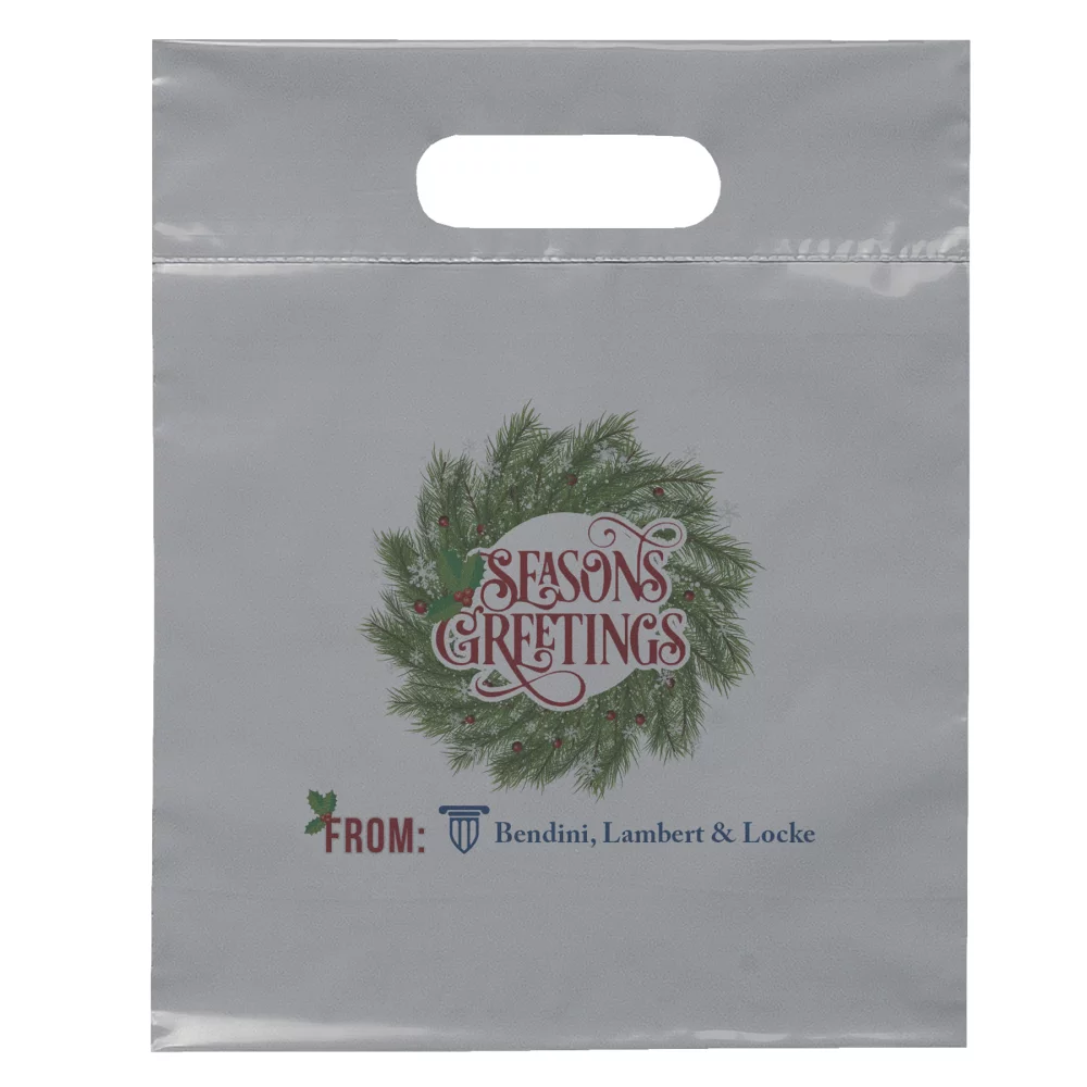 Die Cut Handle Bag 9"x 12 (Dynamic Color)