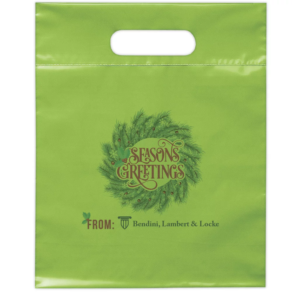 Die Cut Handle Bag 9"x 12 (Dynamic Color)