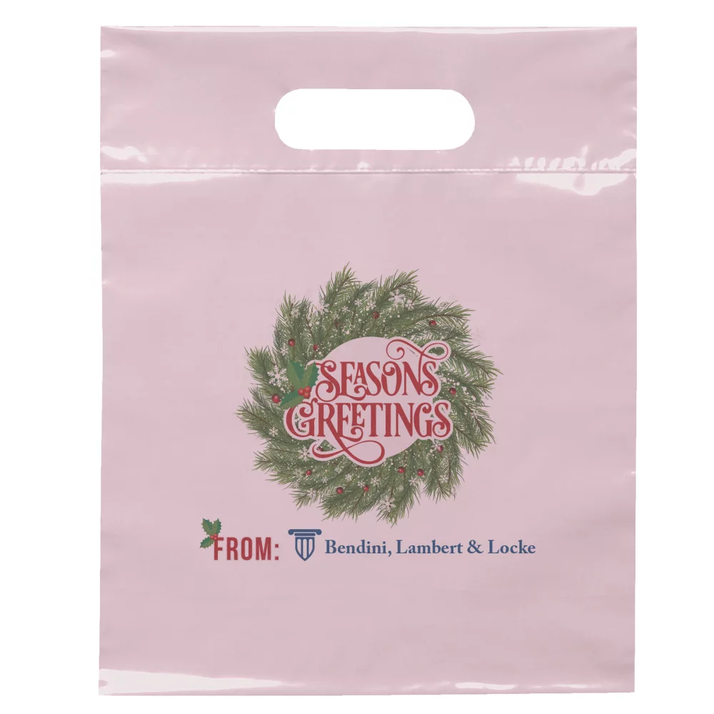 Die Cut Handle Bag 9"x 12 (Dynamic Color)