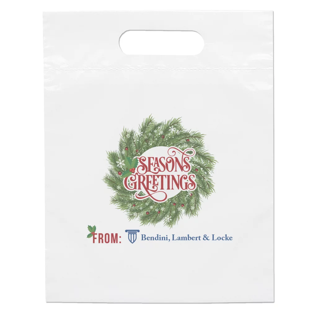 Die Cut Handle Bag 9"x 12 (Dynamic Color)