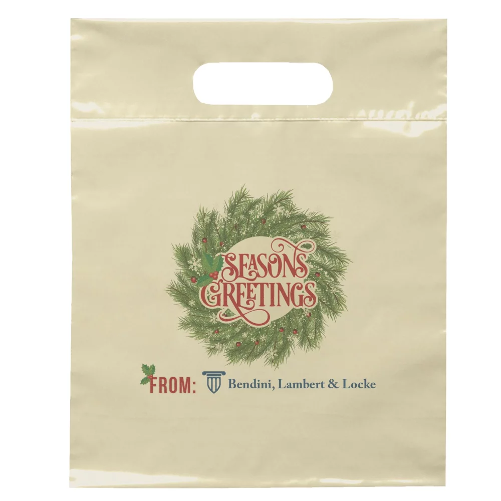 Die Cut Handle Bag 9"x 12 (Dynamic Color)