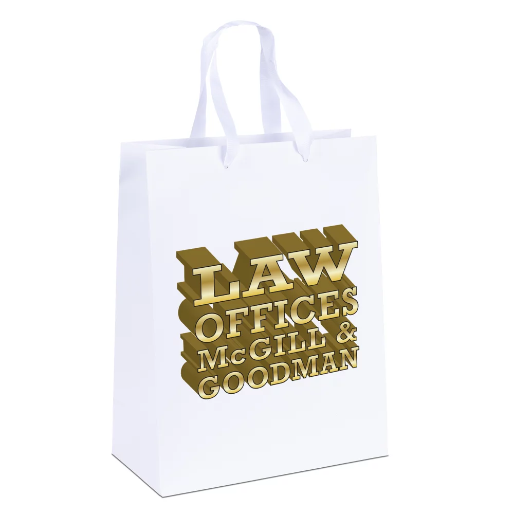 Mary™ Ribbon Handle Matte Eurotote Bag (Dynamic Color)