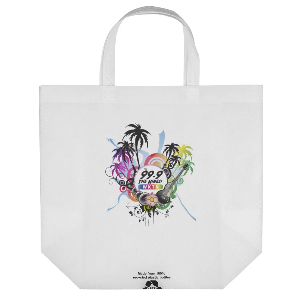 Sacs fourre-tout en R-PET non-tissé pour la mer (couleur dynamique)