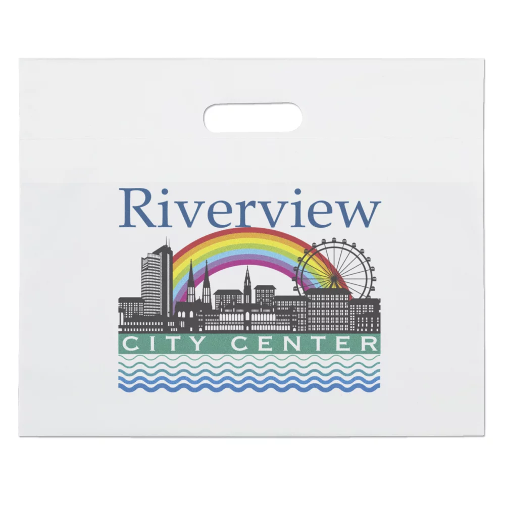 Die Cut Handle Bag 16"x13" (Dynamic Color)