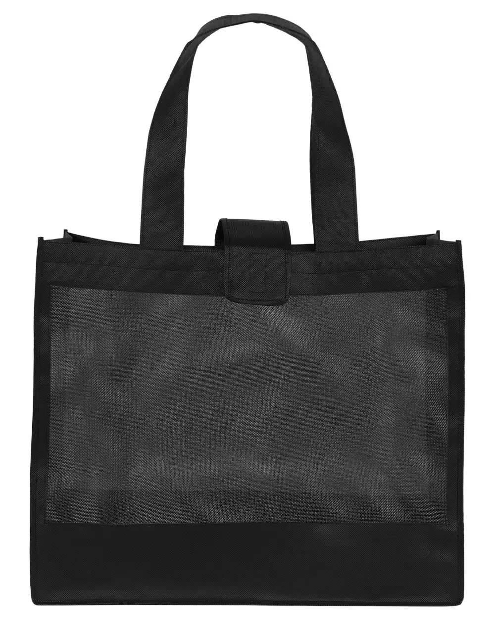 Grandé Mesh Panel Tote Bag (Sparkle)