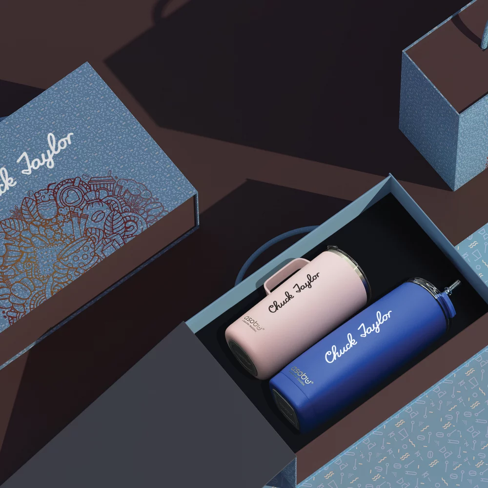 20 Oz. Asobu® Aqualina & Tower Gift Set