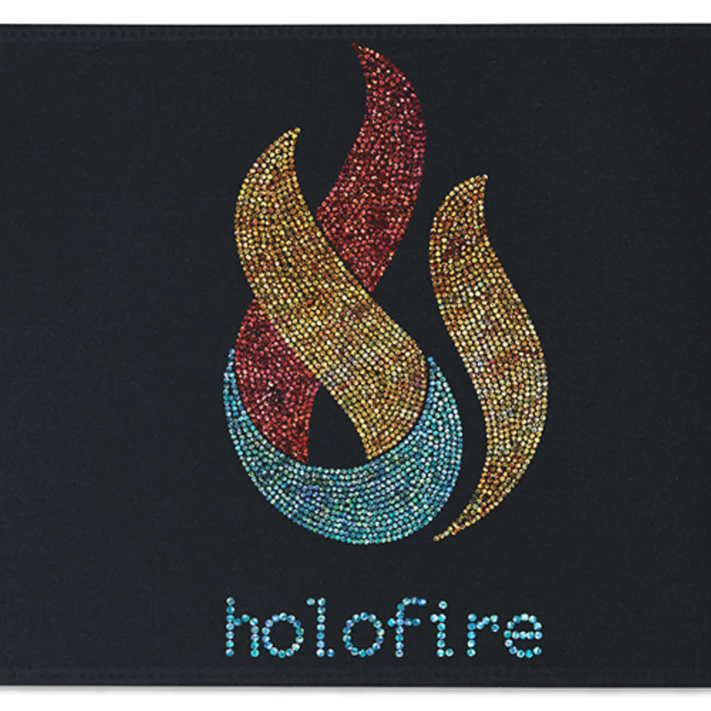 Ruban de satin pour badge de 12" (pailleté)