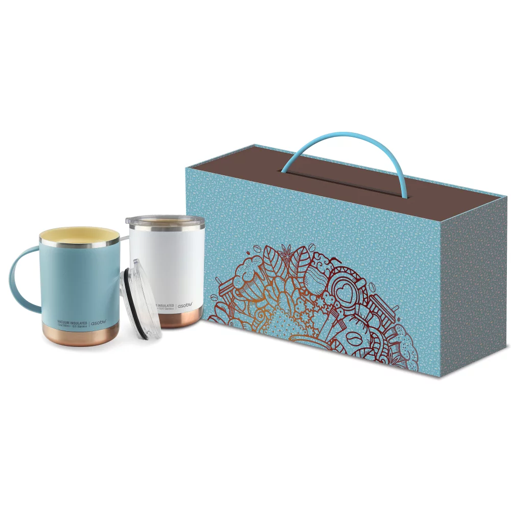 12 Oz. Asobu® Ultimate Coffee Mug - Set of 2