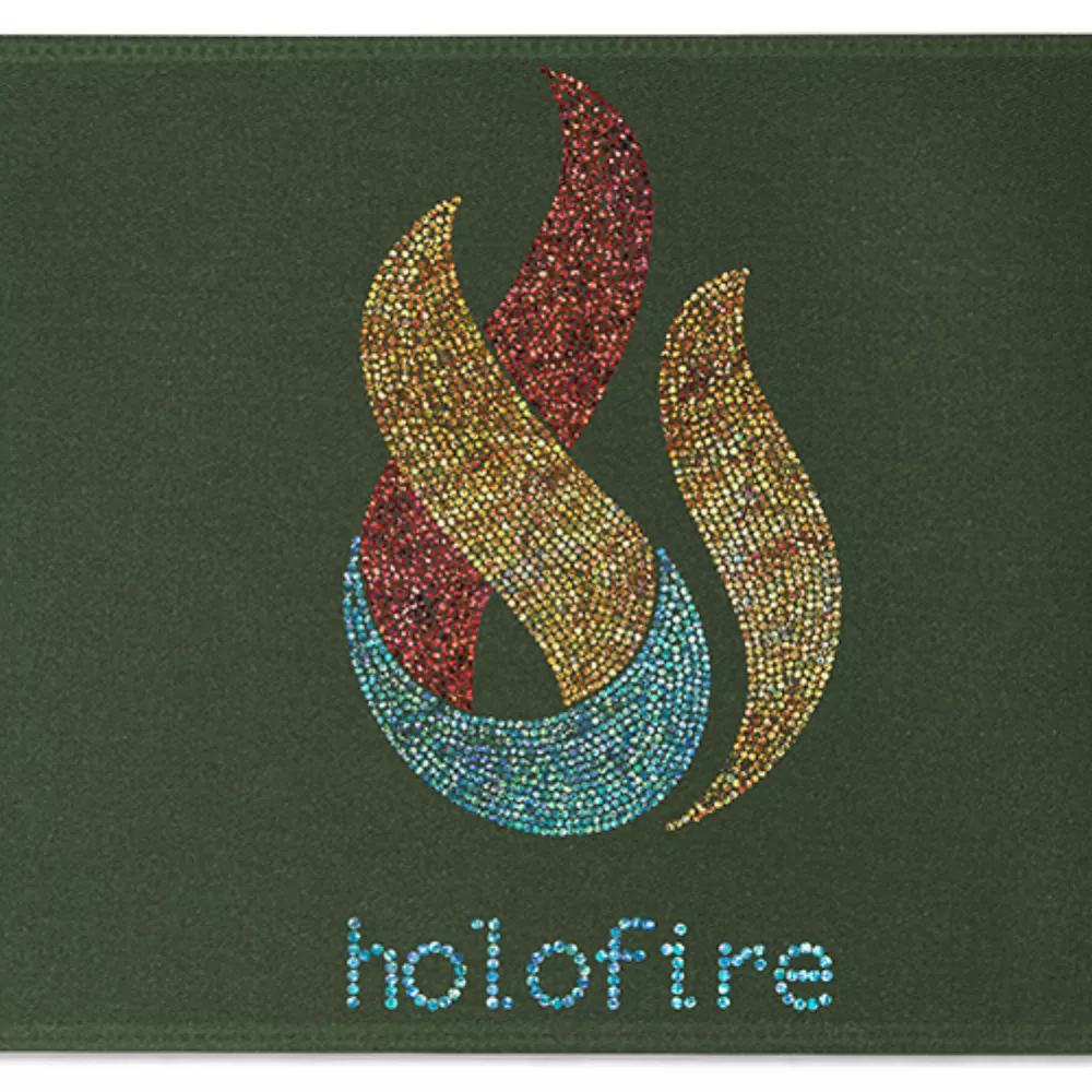 12" Badge Satin Ribbon (Sparkle)