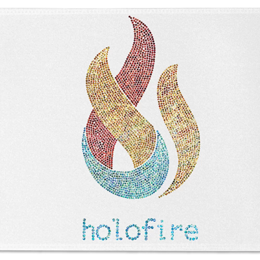 Ruban de satin pour badge de 12" (pailleté)