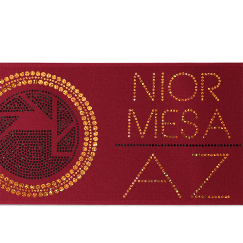 5" Badge Satin Ribbon (Sparkle)