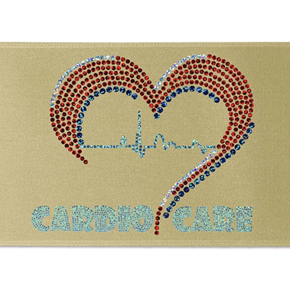 6" Badge Satin Ribbon (Sparkle)