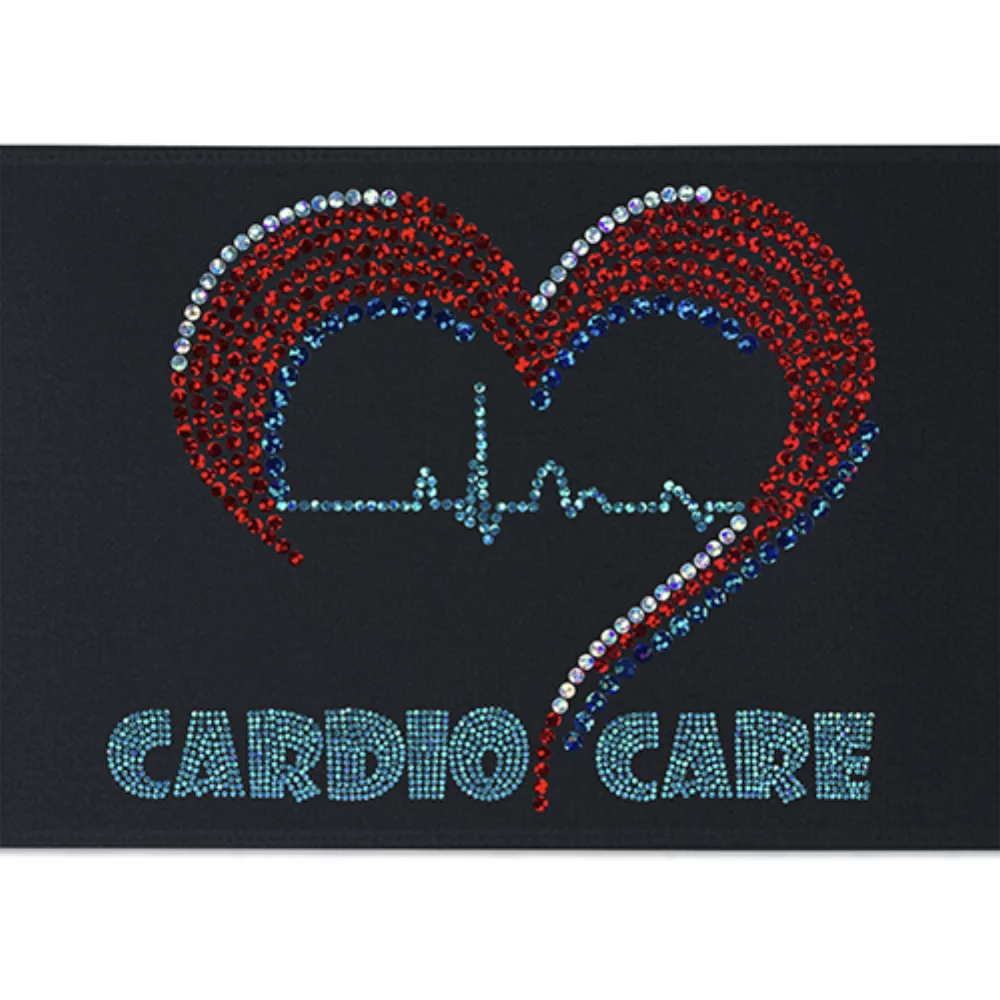 Ruban de satin pour badge de 6 pouces (pailleté)