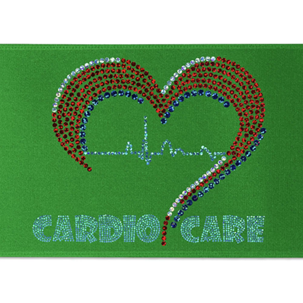 6" Badge Satin Ribbon (Sparkle)