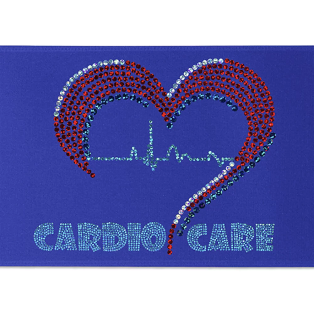 6" Badge Satin Ribbon (Sparkle)