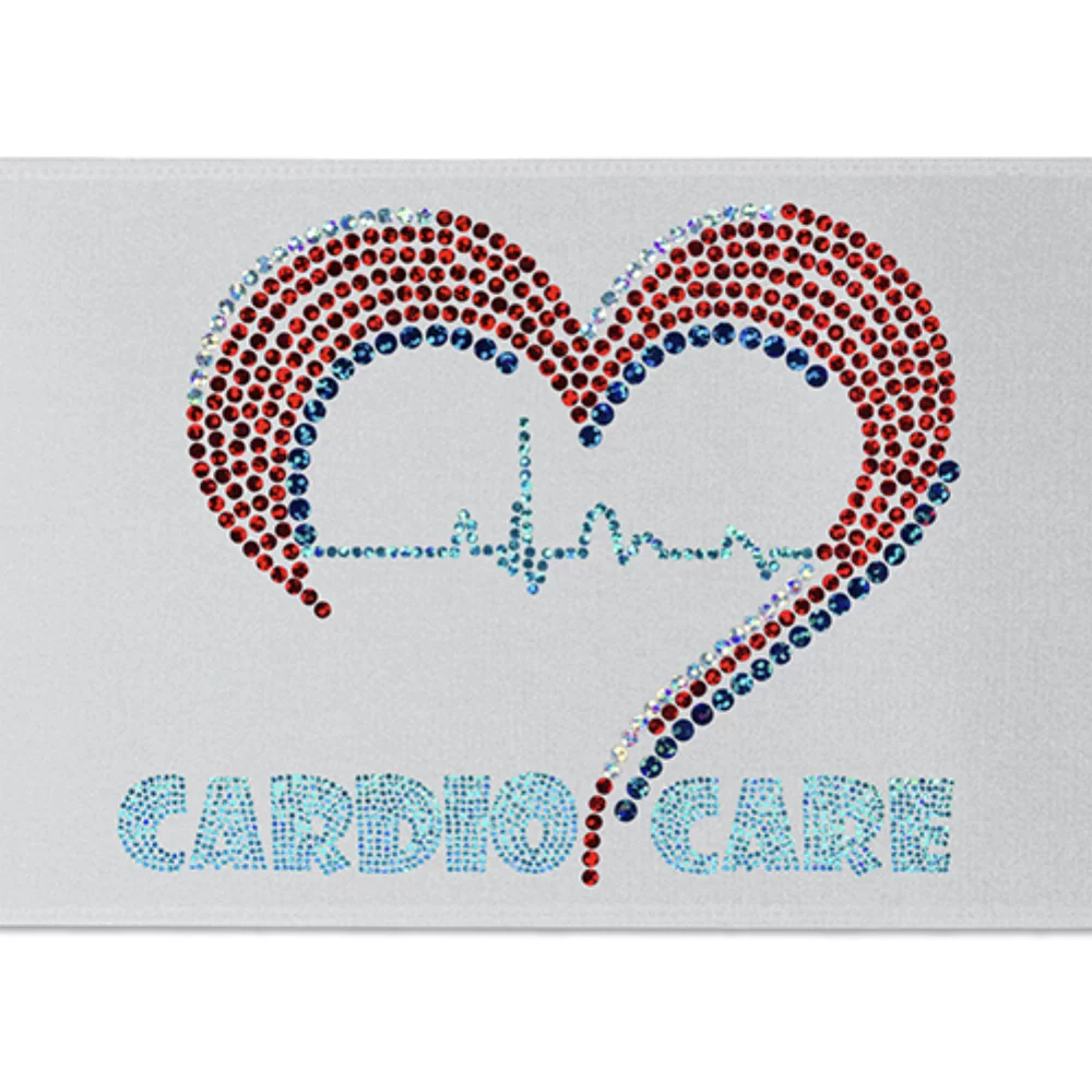 Ruban de satin pour badge de 6 pouces (pailleté)