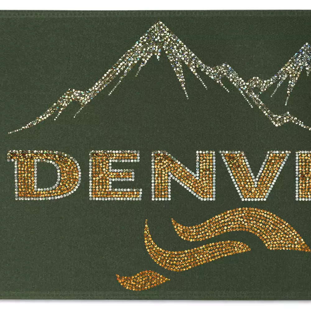 Ruban de satin (pailleté) de 8 pouces