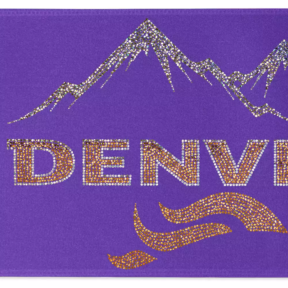 8" Badge Satin Ribbon (Sparkle)