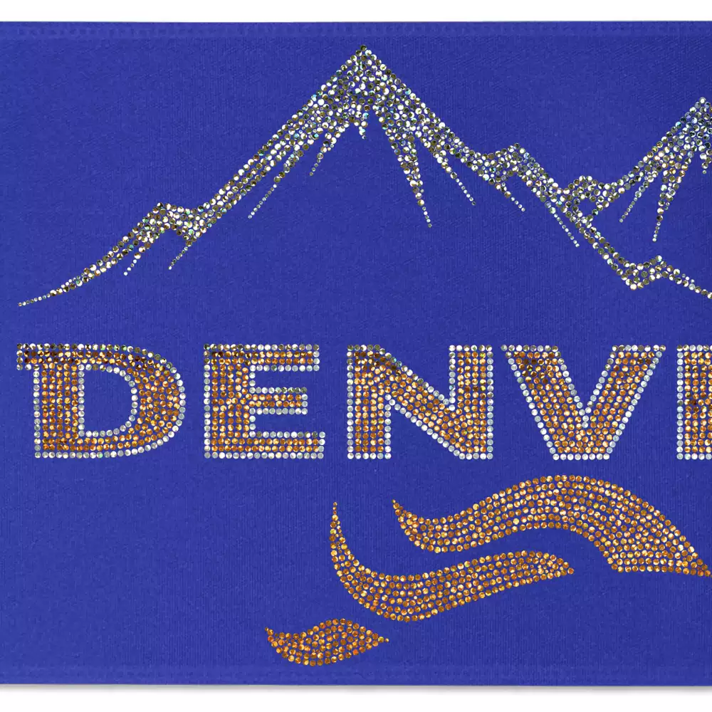 Ruban de satin (pailleté) de 8 pouces